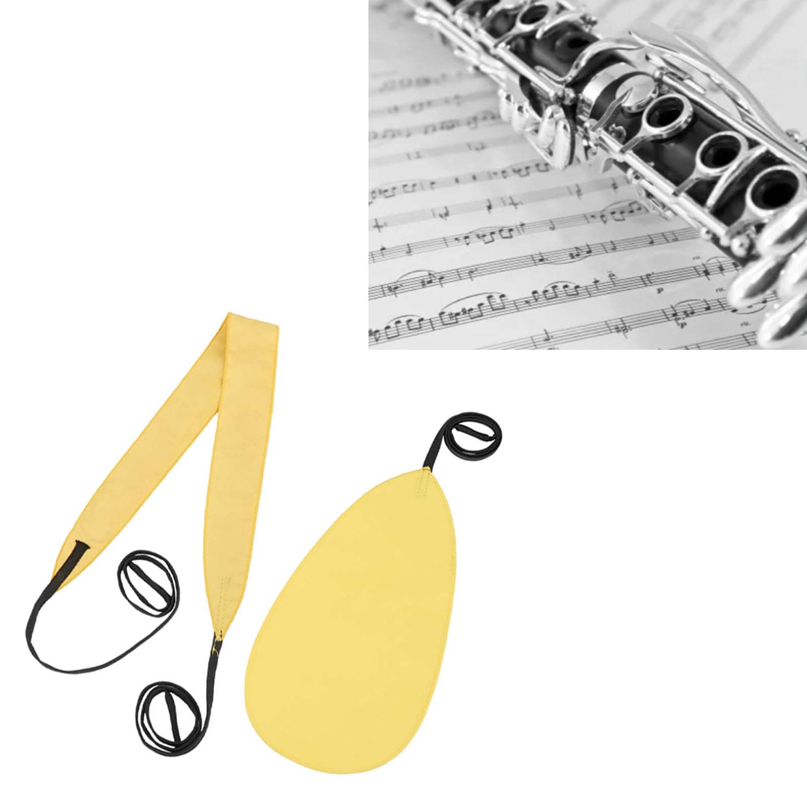 Saluaqui Kit Pulizia Clarinetto e Sassofono Portatile Completo