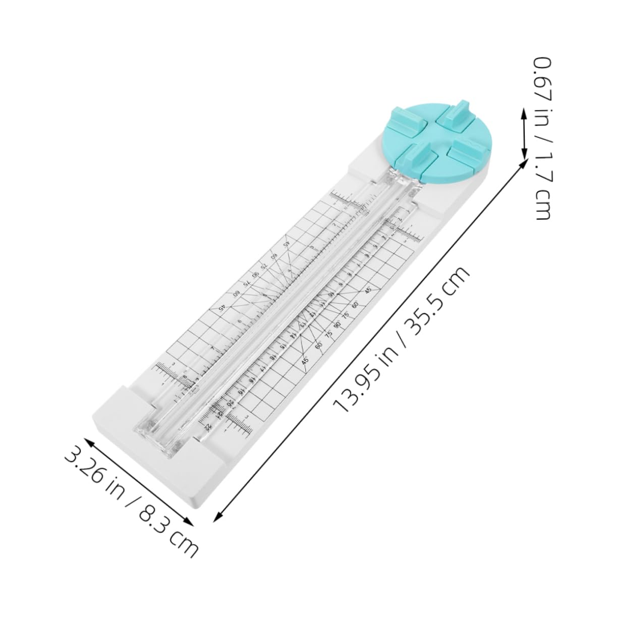 DOITOOL Taglierina Carta Portatile Antiscivolo 2 Pezzi