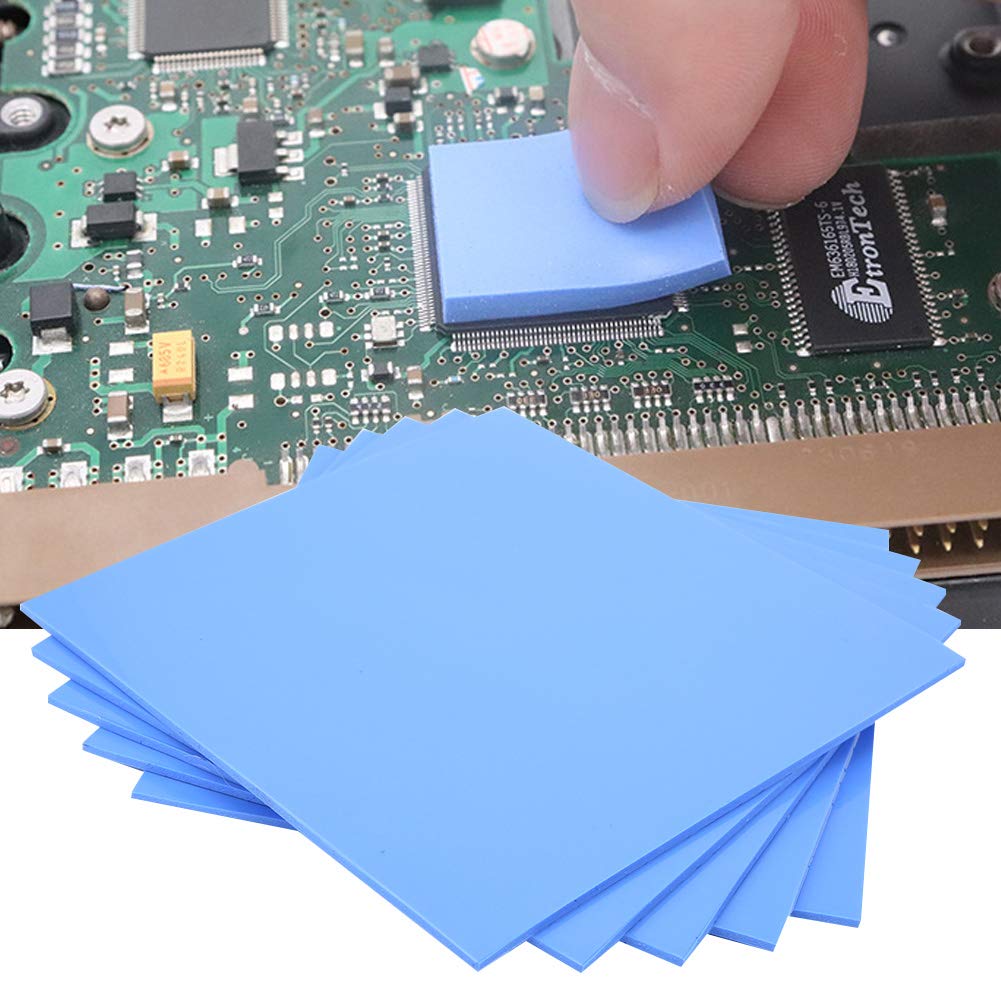 Saluaqui Pad Termico Silicone 100x100x1,5mm 5 Pezzi