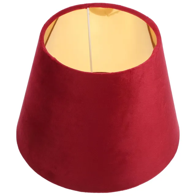 DOITOOL Paralume E27 in Tessuto Rosso per Comodino