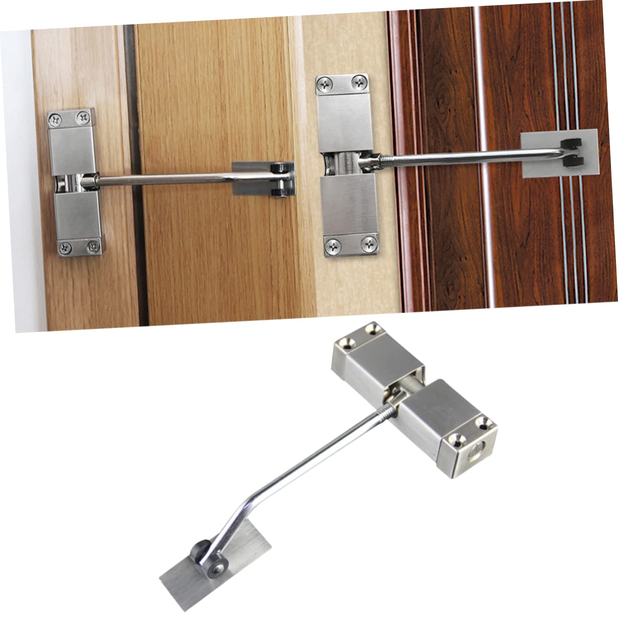Doitool Chiudiporta Automatico Inox per Porte fino a 1000 mm