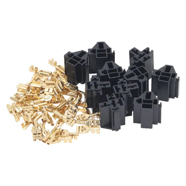 Saluaqui Relay Kit Connettori 5 Pin 12V 10 Set
