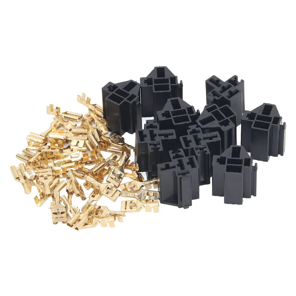 Saluaqui Relay Kit Connettori 5 Pin 12V 10 Set