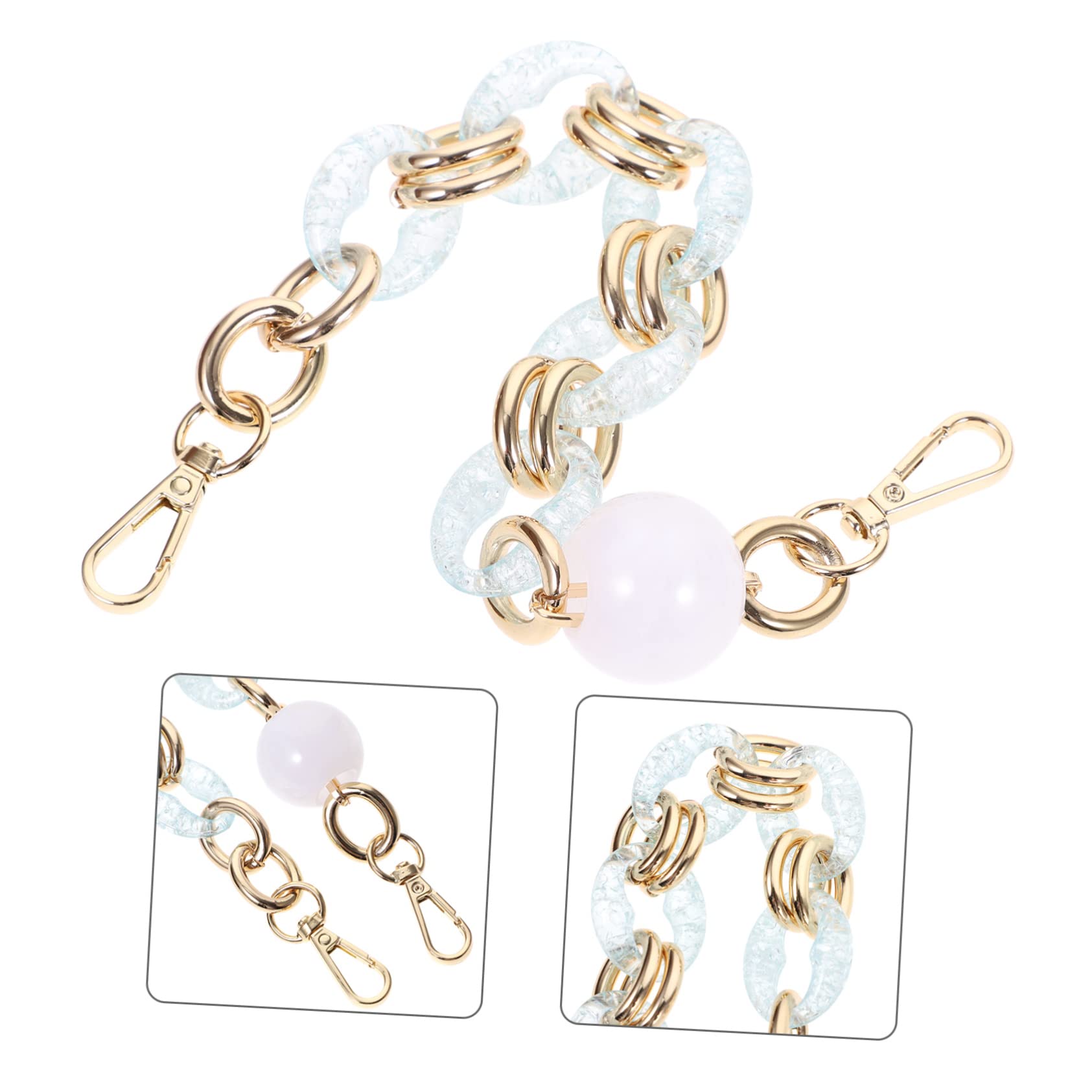 DOITOOL catena per borsa acrilico trasparente 1 pz 33 cm