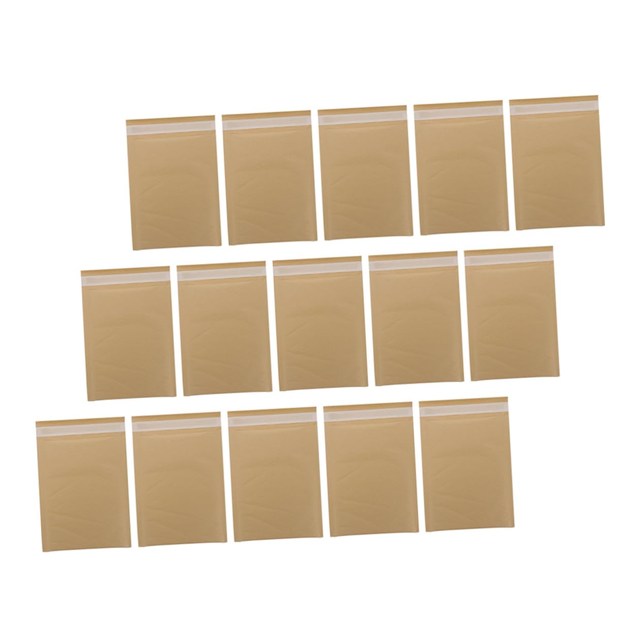 DOITOOL Buste Postali Imbottite 22x16 cm 25 Pezzi Marroni
