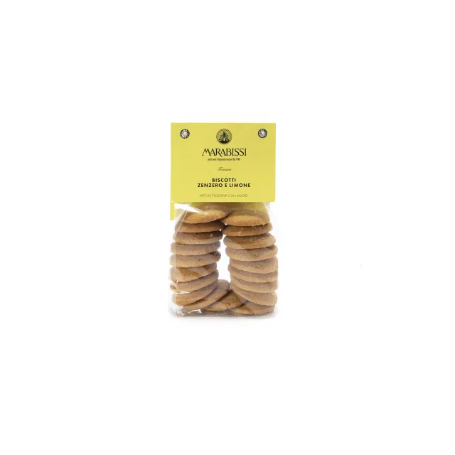 Marabissi Biscotti Zenzero e Limone 200 g artigianali