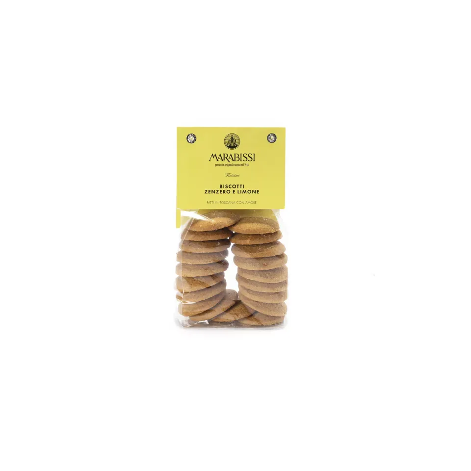 Marabissi Biscotti Zenzero e Limone 200 g artigianali