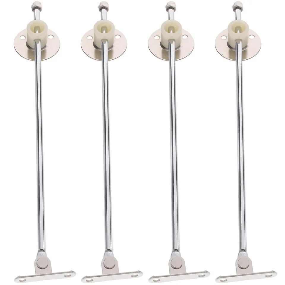 DOITOOL Supporto Coperchio 23 cm Cerniere Ferro 4 Pezzi Argento
