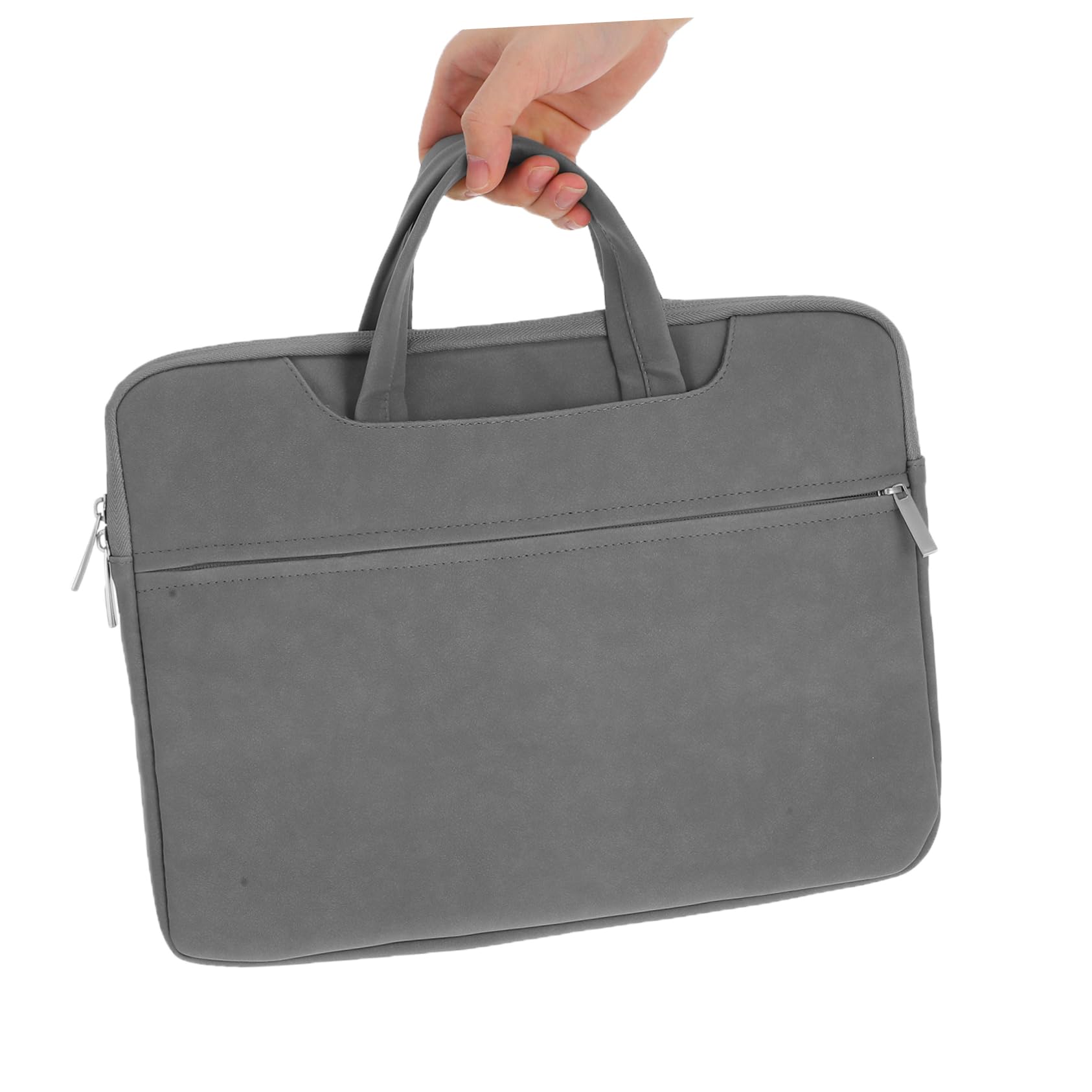 Doitool borsa laptop 14 pollici PU grigio scuro