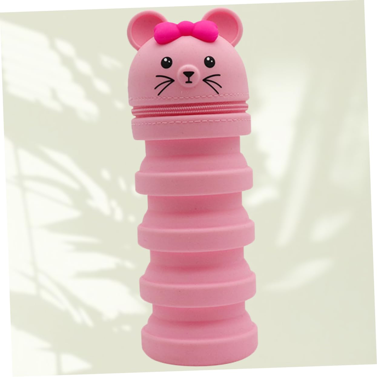 DOITOOL astuccio silicone topo rosa portapenne studenti