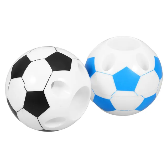 DOITOOL Portapenne Calcio Plastica Rotondo 2pz 9x8 cm