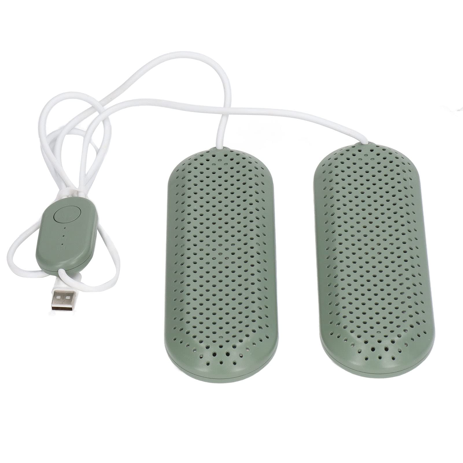Saluaqui Asciugascarpe USB Deodorante Verde 50-55°C Programmata