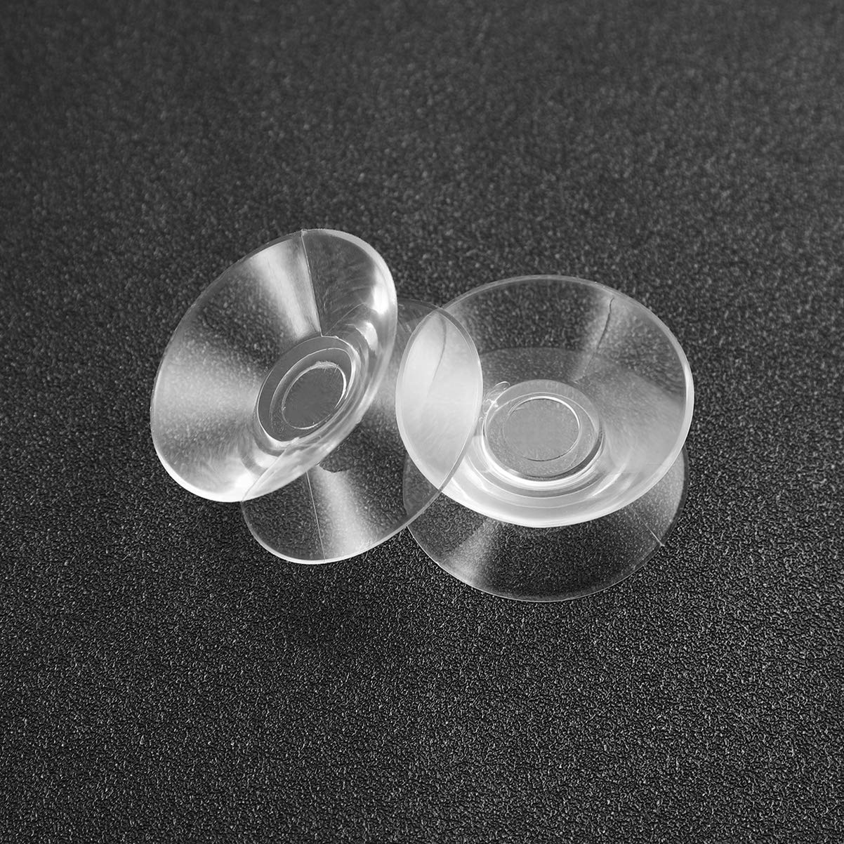 DOITOOL Ventose Biadesive 30 mm 10 Pezzi Trasparenti