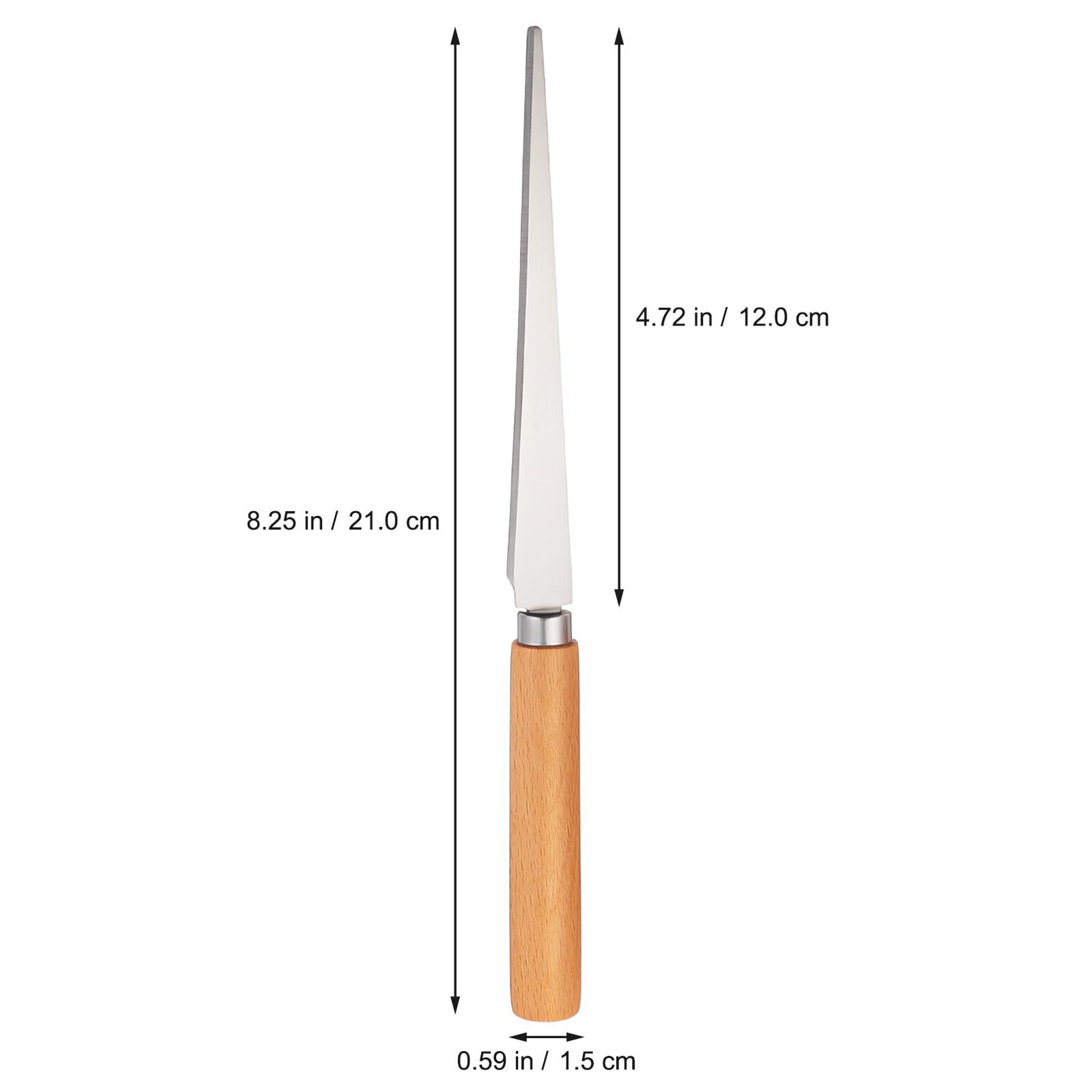 DOITOOL Coltello Ceramica Acciaio Legno 2 Pezzi