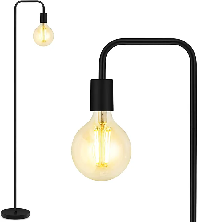 Yexati BoostArea lampada da terra industriale nera E26 160 cm