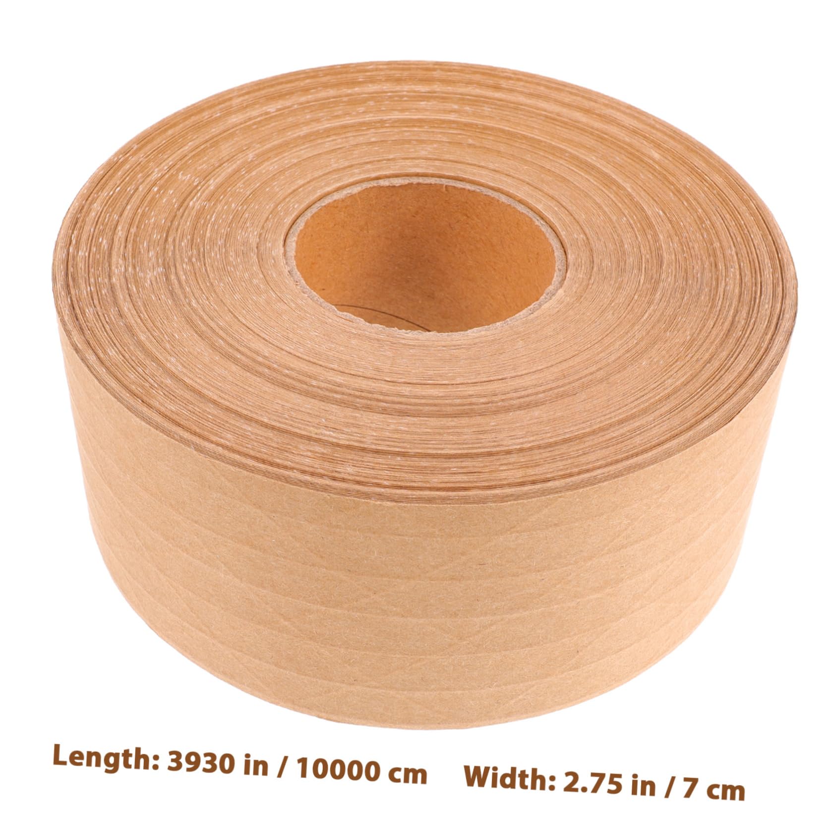 DOITOOL Nastro carta imballaggio 100 m scrivibile marrone