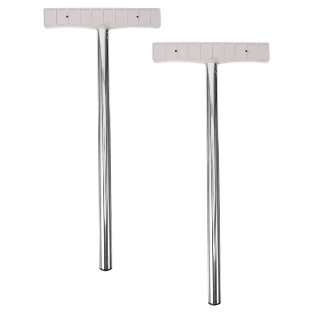 Doitool asta portacartello portatile acciaio 2 pezzi 44 cm