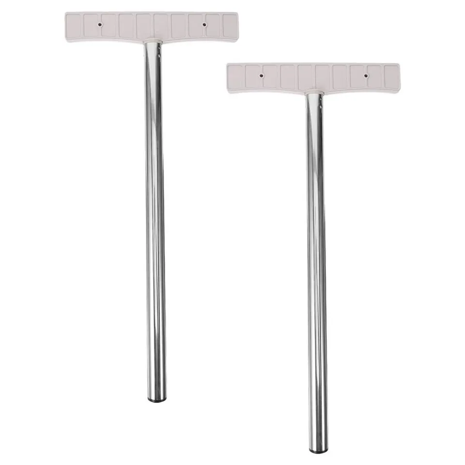 Doitool asta portacartello portatile acciaio 2 pezzi 44 cm