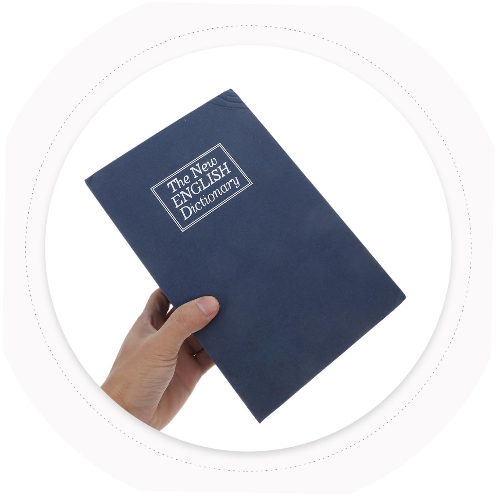 DOITOOL Cassaforte Libro Combinazione Acciaio Grande Blu
