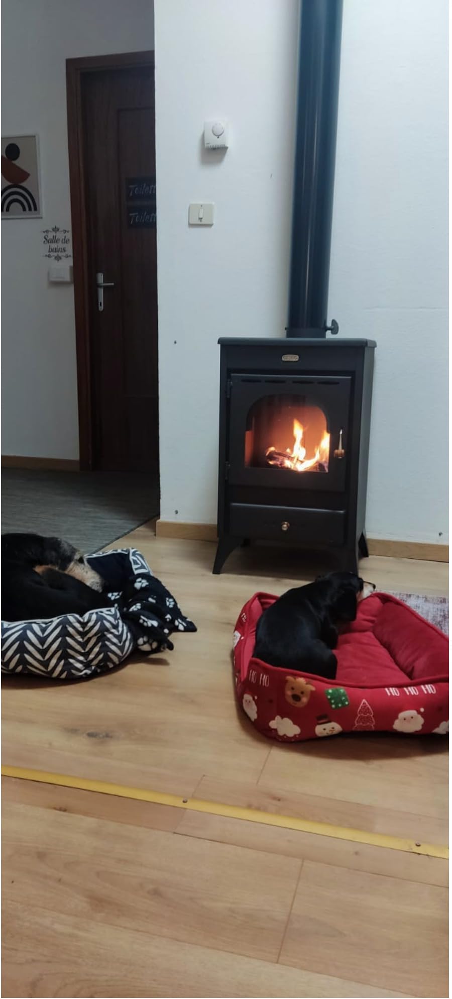 GrecoShop Kir 9/12 kW stufa a legna acciaio con piastra