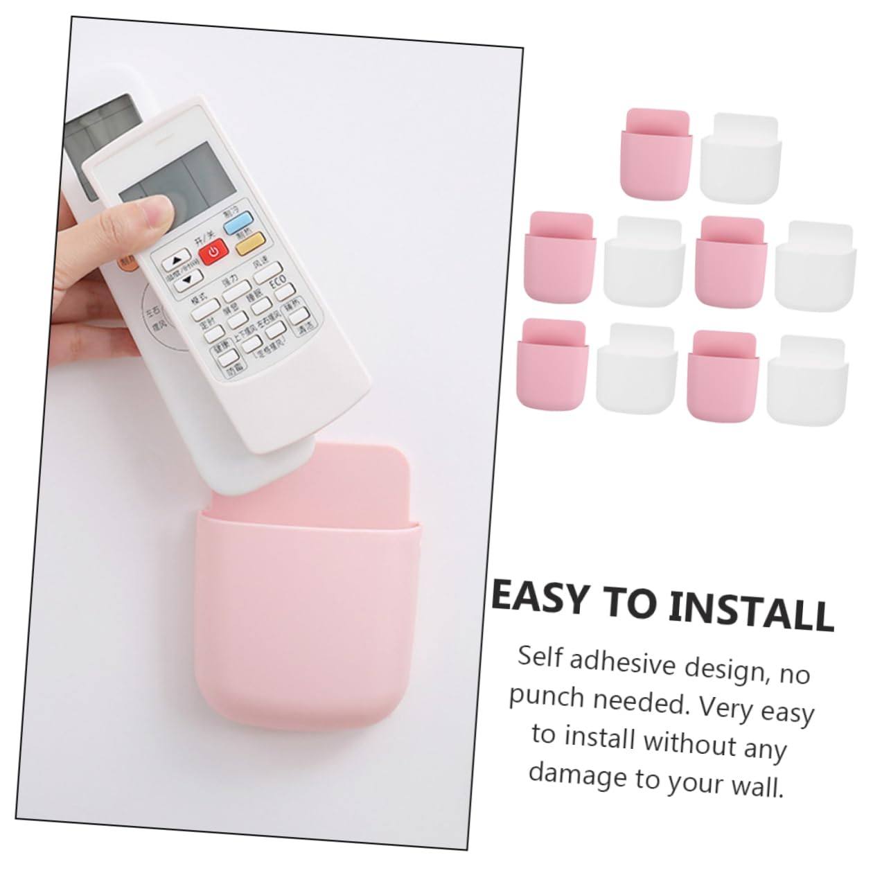 DOITOOL Porta Cellulare Muro Autoadesivo ABS 1 Pezzo