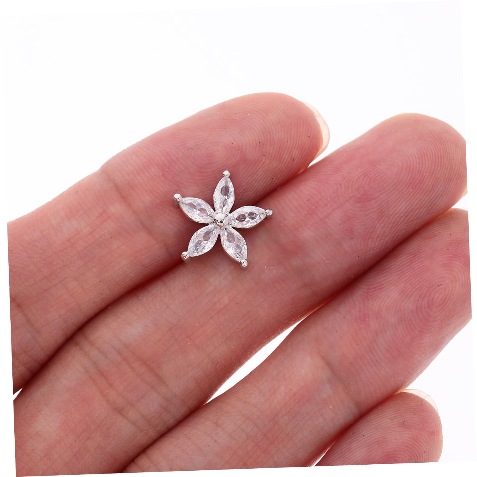 DOITOOL Bottoni Stella Strass Zircone 10 Pezzi Cristallo