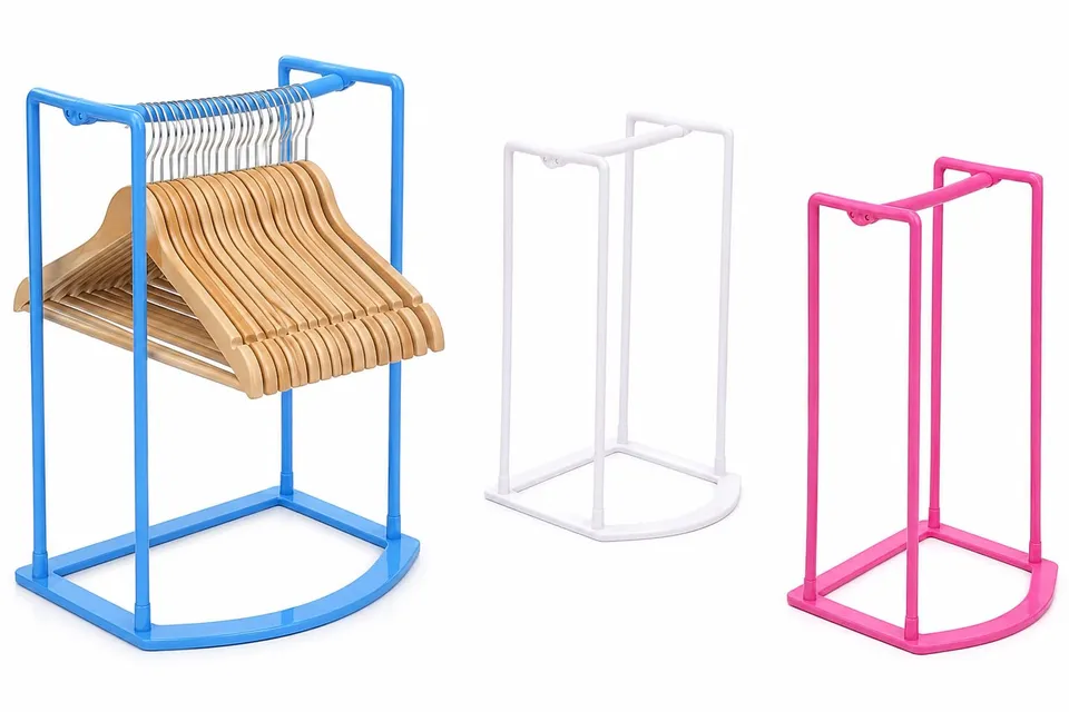 Doitool organizer grucce appendiabiti plastica 3 pezzi