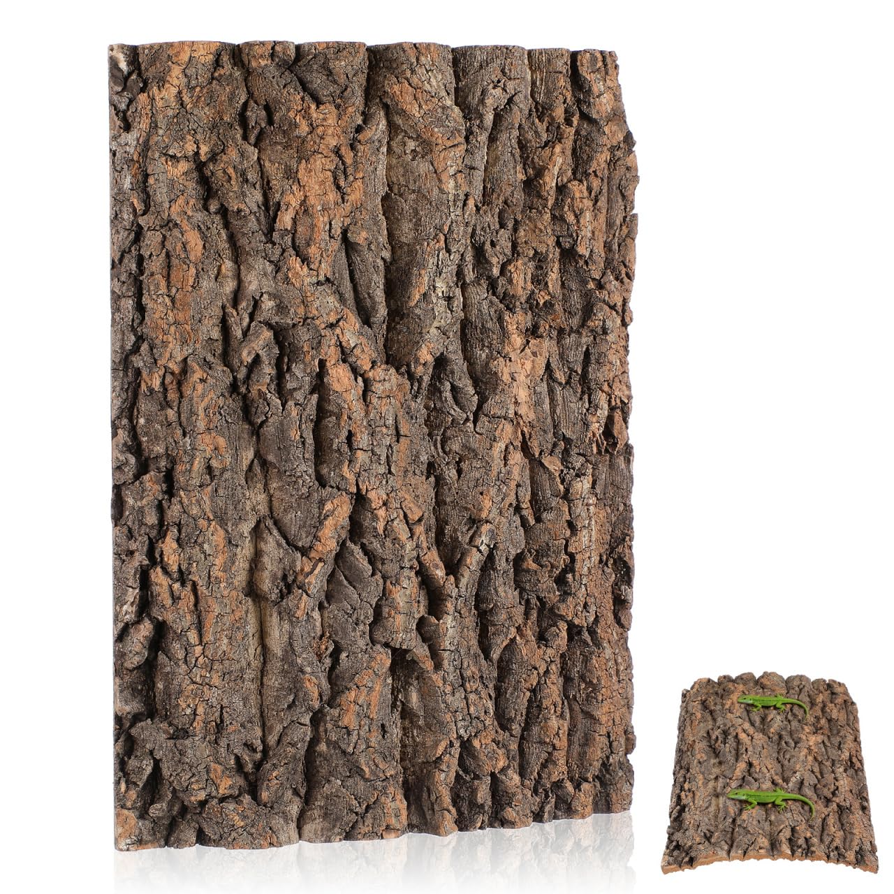 DOITOOL Corteccia Sughero Rettili 40x30 cm Terrario