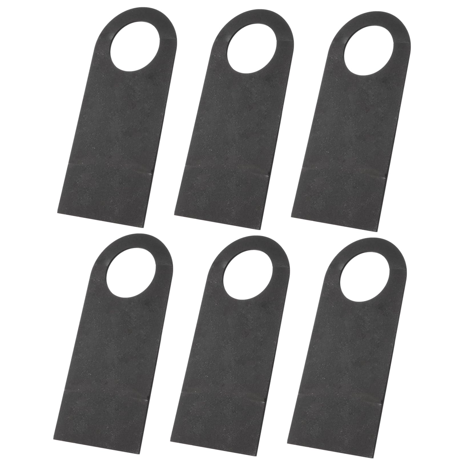 DOITOOL Cartello Porta in Legno Nero da Appendere 6 Pezzi