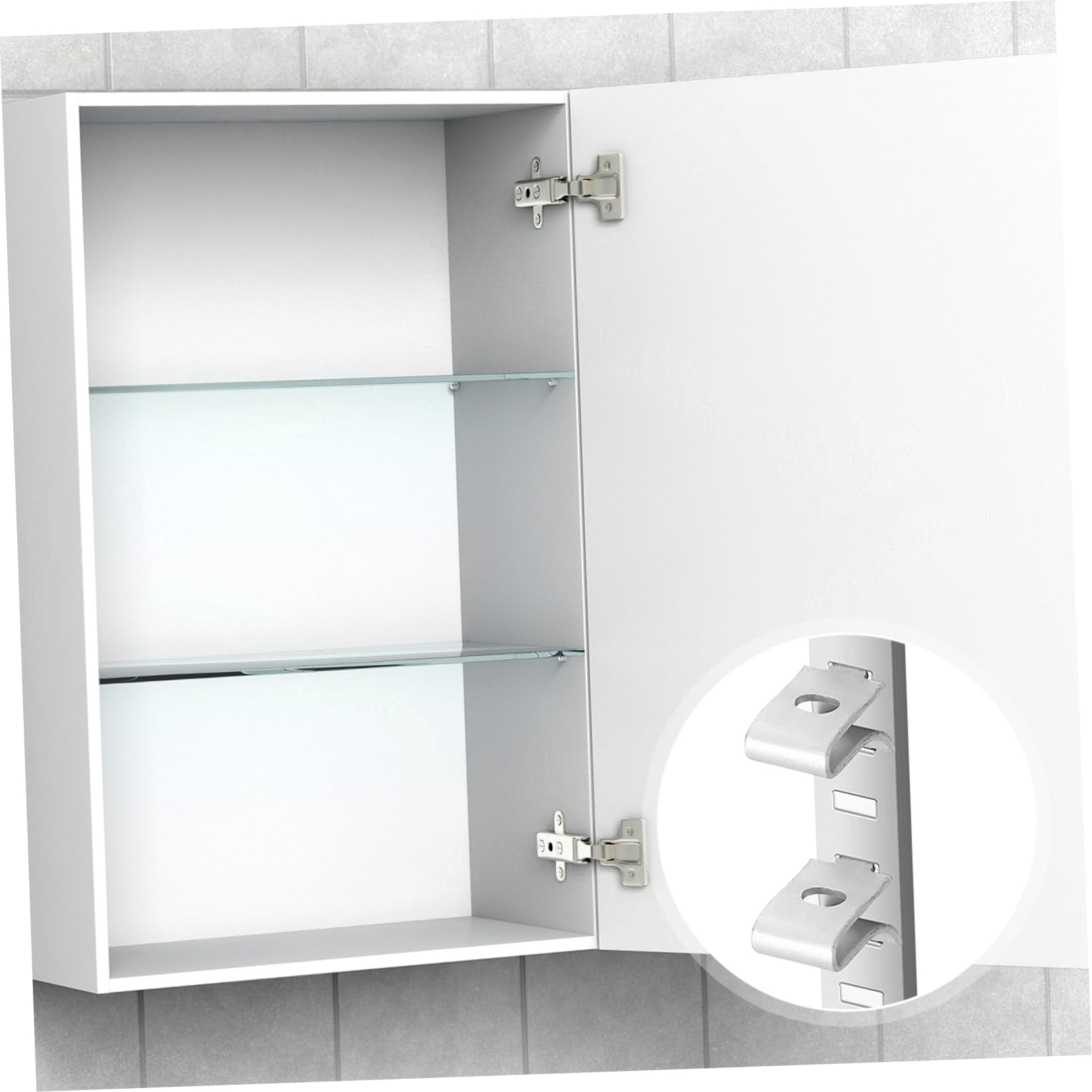 DOITOOL Clip Reggimensola Argento 10 Pezzi Acciaio Inox