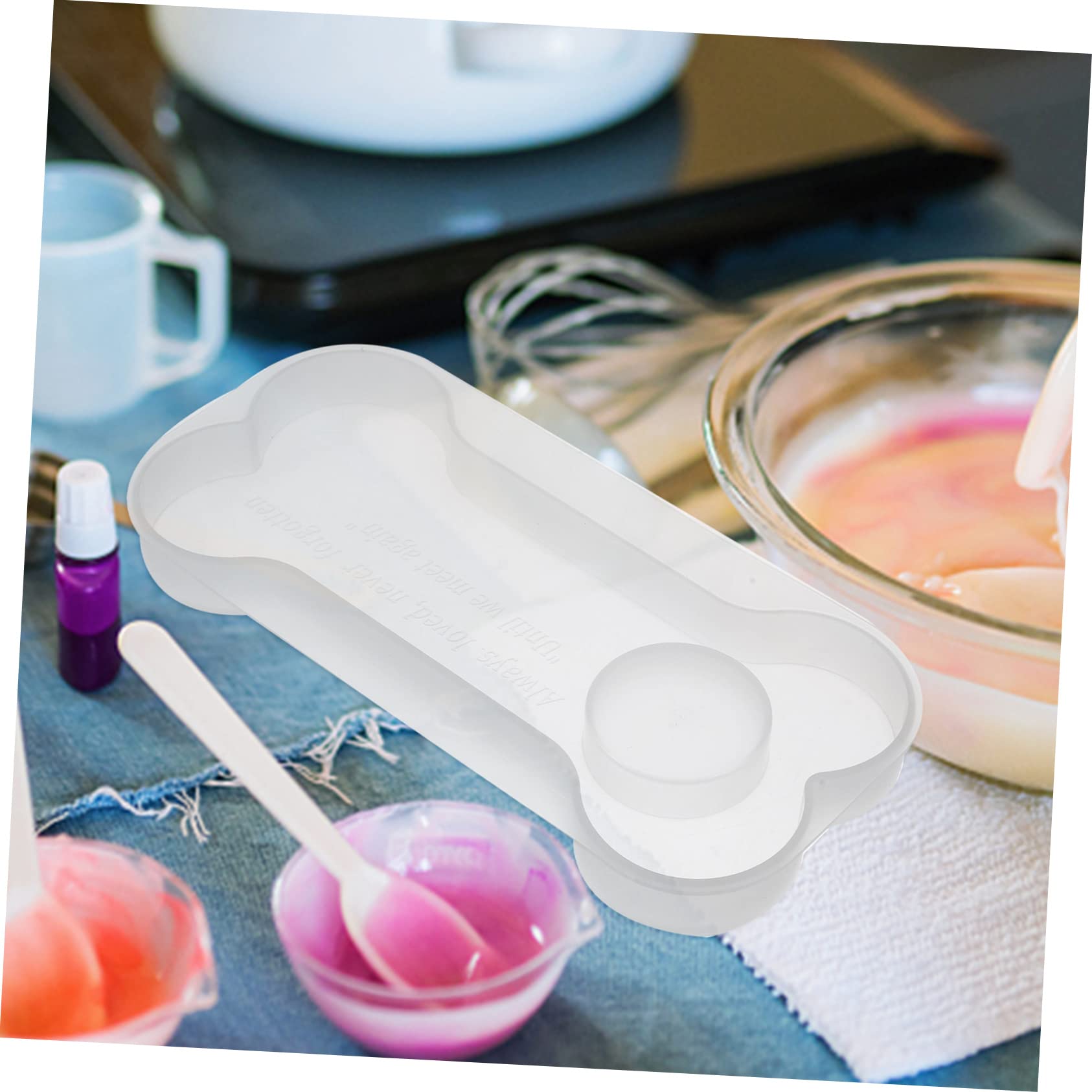 DOITOOL Stampo Silicone a Osso Lapide Animali 1 pz Viola