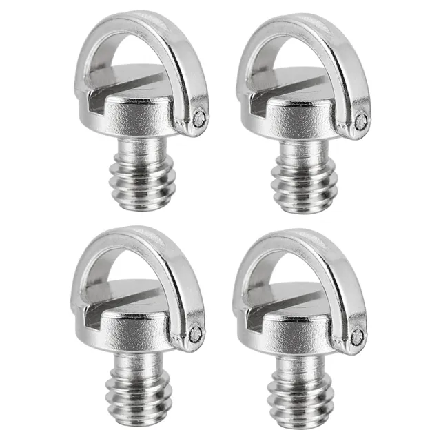 DOITOOL Viti Treppiede Anello D 1/4 Ferro 4 Pezzi