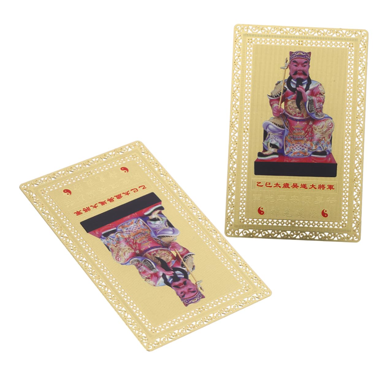 DOITOOL Amuleto Cinese Ottone Portafortuna 2 Pezzi Borsa