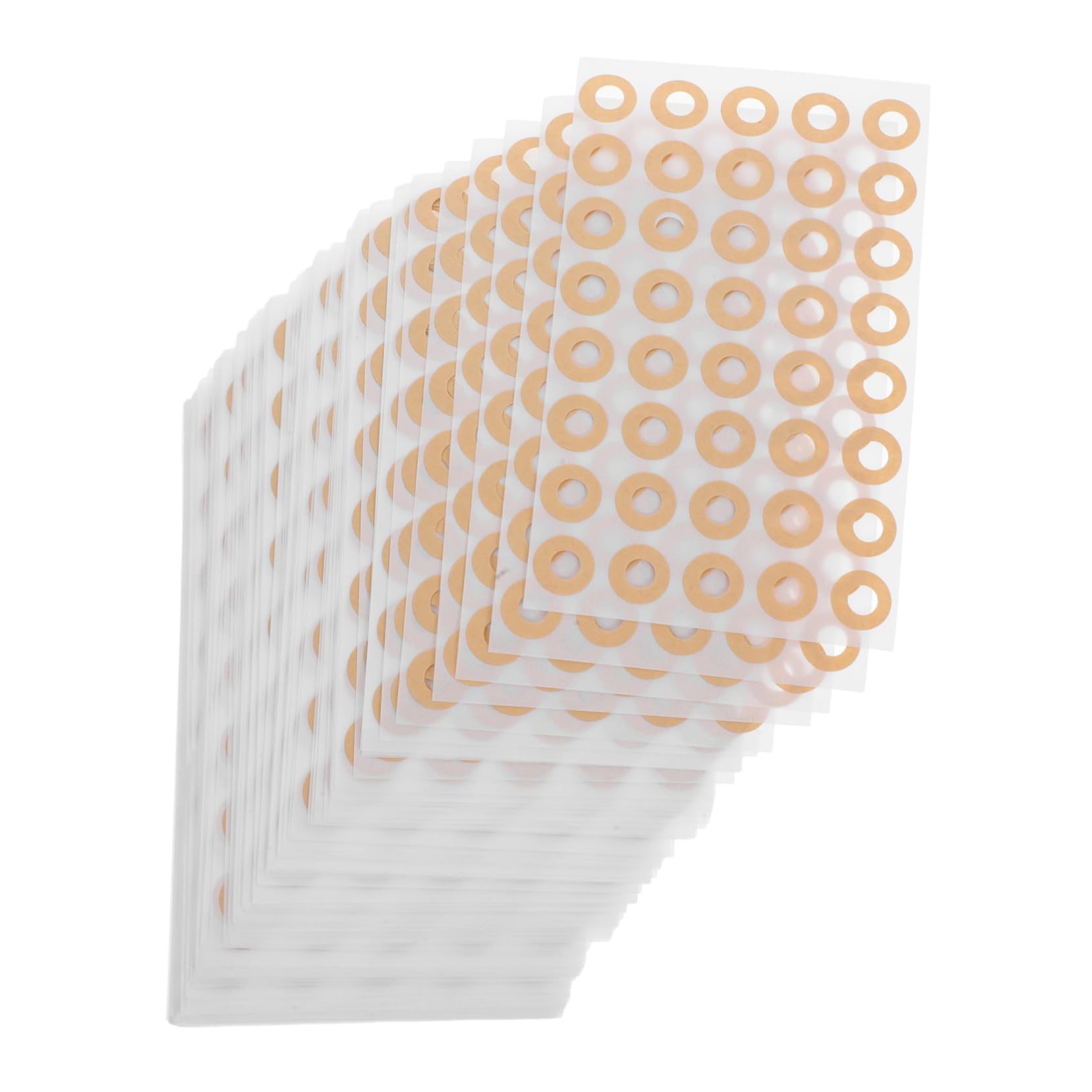 DOITOOL Adesivi Rinforzo Fori Carta 100 Fogli per Raccoglitori