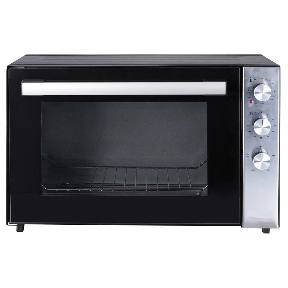 GrecoShop Forno Elettrico Ventilato 70L 2500W con Teglie e Griglia