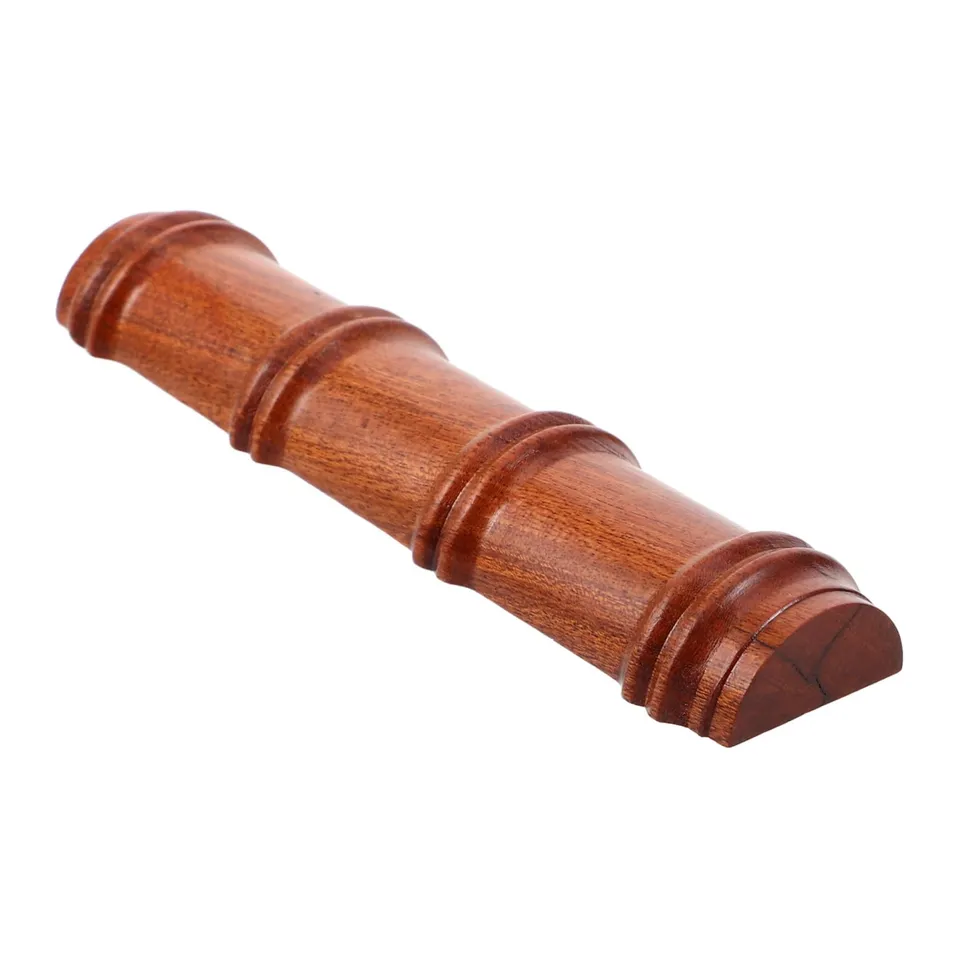 Doitool poggiapennelli legno marrone vintage per calligrafia