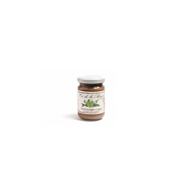 Ercoli 1928 Cà de la Pasina Paté Acciughe e Capperi 130 g artigianale