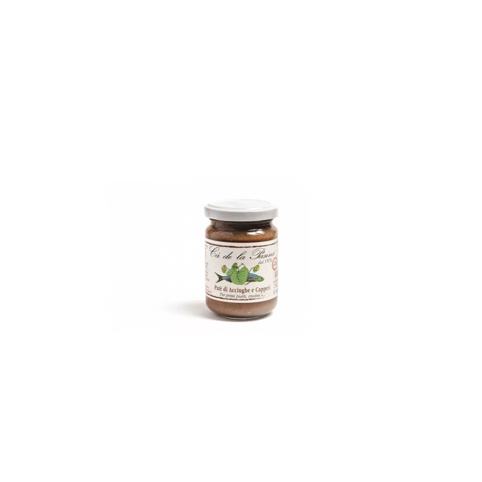 Ercoli 1928 Cà de la Pasina Paté Acciughe e Capperi 130 g artigianale