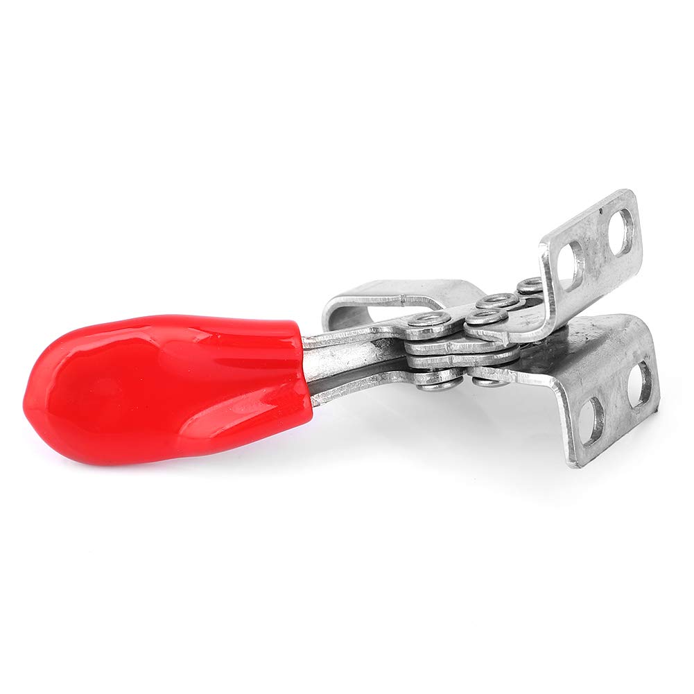 Saluaqui Morsetto a Levetta Inox 304 280Kg Base 4 Fori Gomma