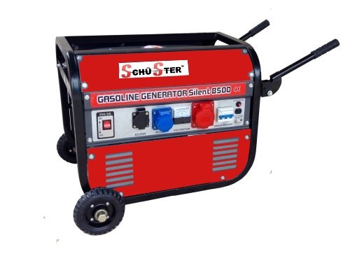 GrecoShop 3417 Gruppo Elettrogeno 2800W 230/380V con Ruote