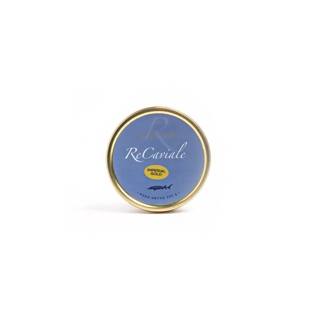 Re Caviale Imperial Gold 200 gr caviale grani larghi