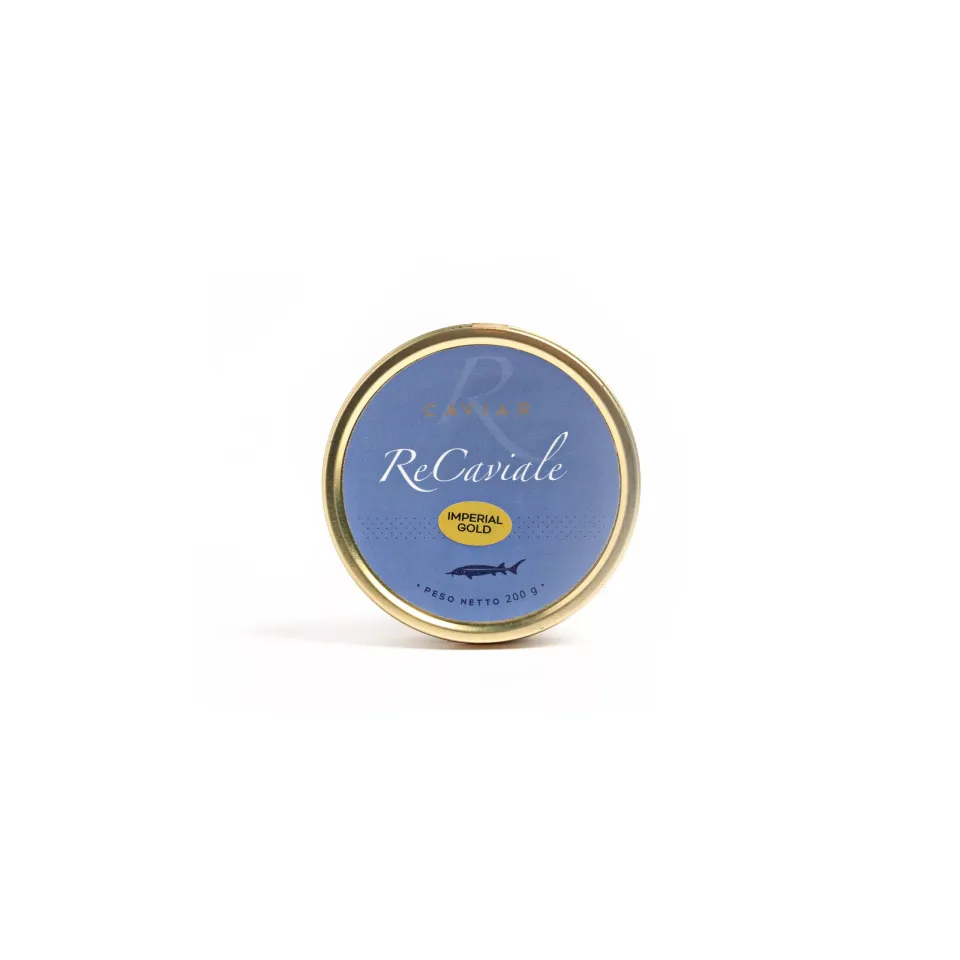 Re Caviale Imperial Gold 200 gr caviale grani larghi