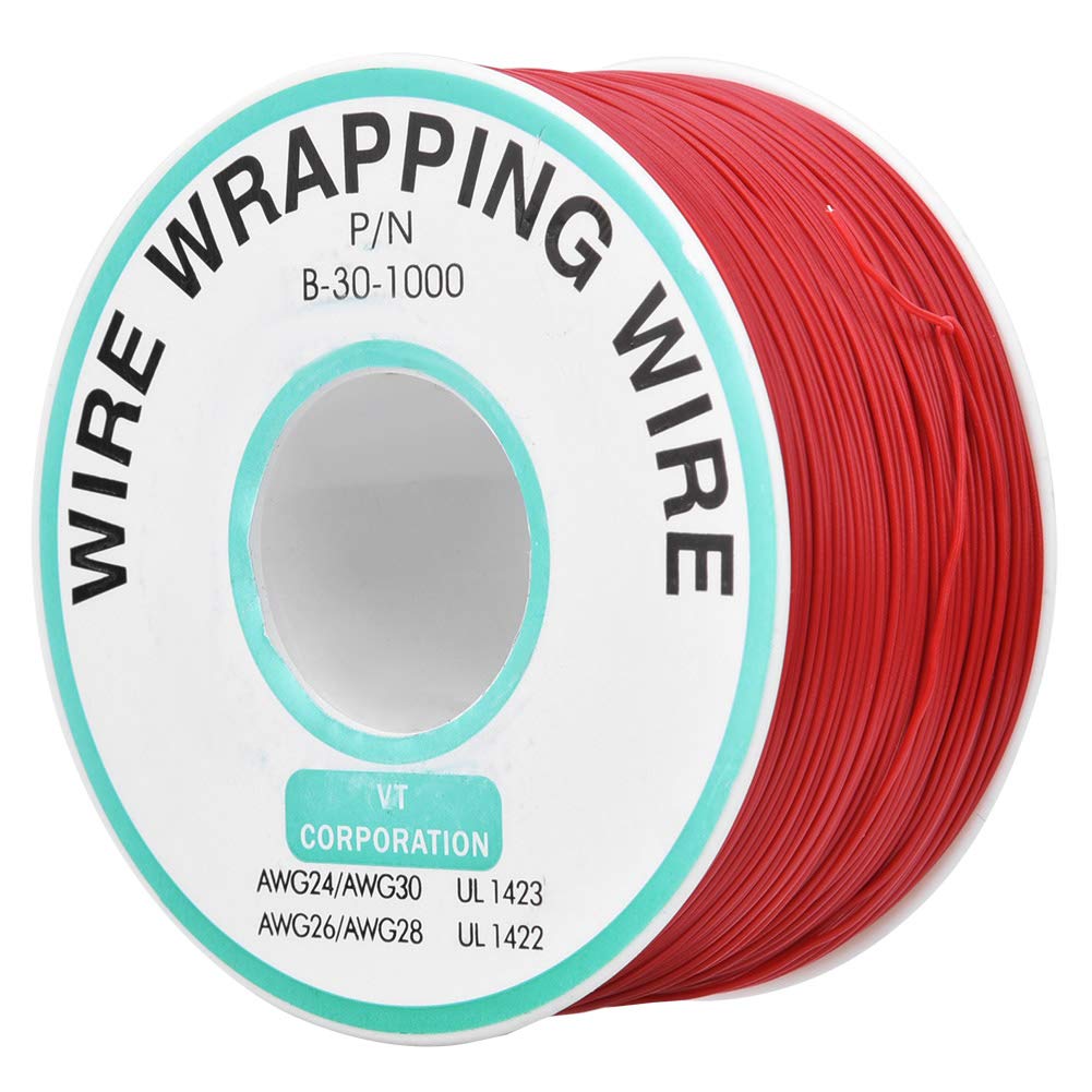 Saluaqui Filo Rosso per PCB 30 AWG 300 m Rame Stagnato