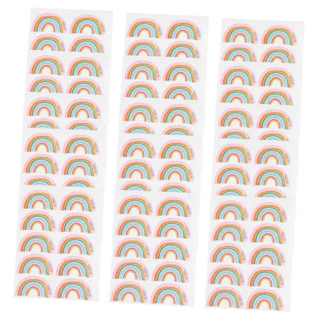 DOITOOL Etichette adesive ringraziamento 200 fogli rotonde