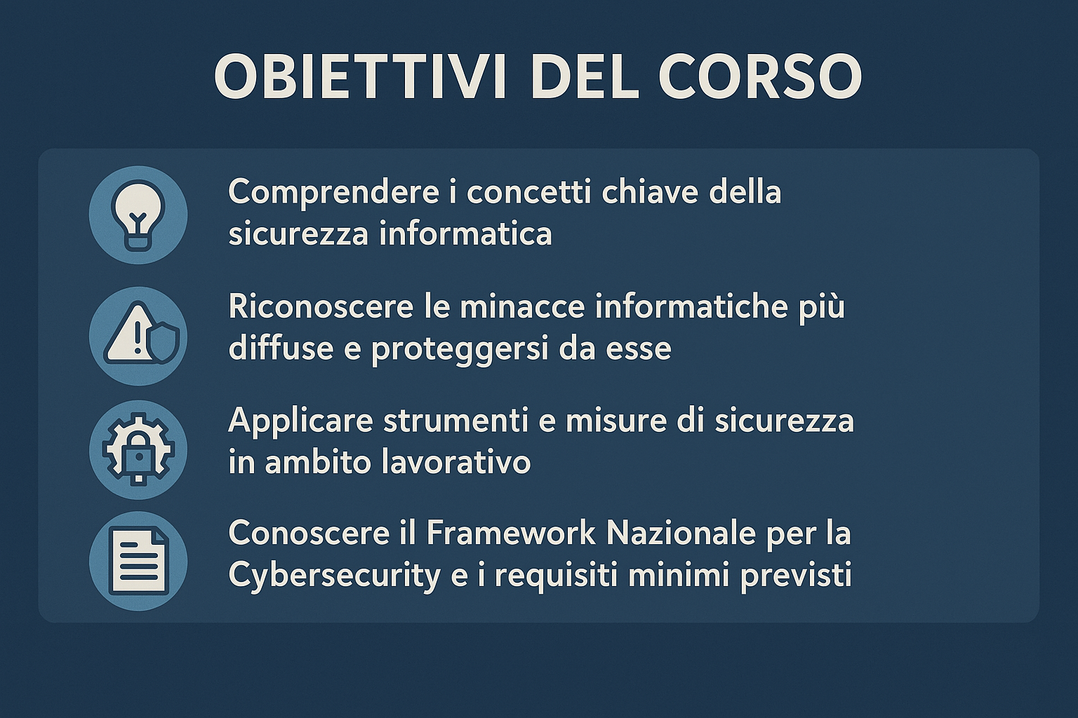 Adifer Cyber Security Corso Base corso online cyber risk