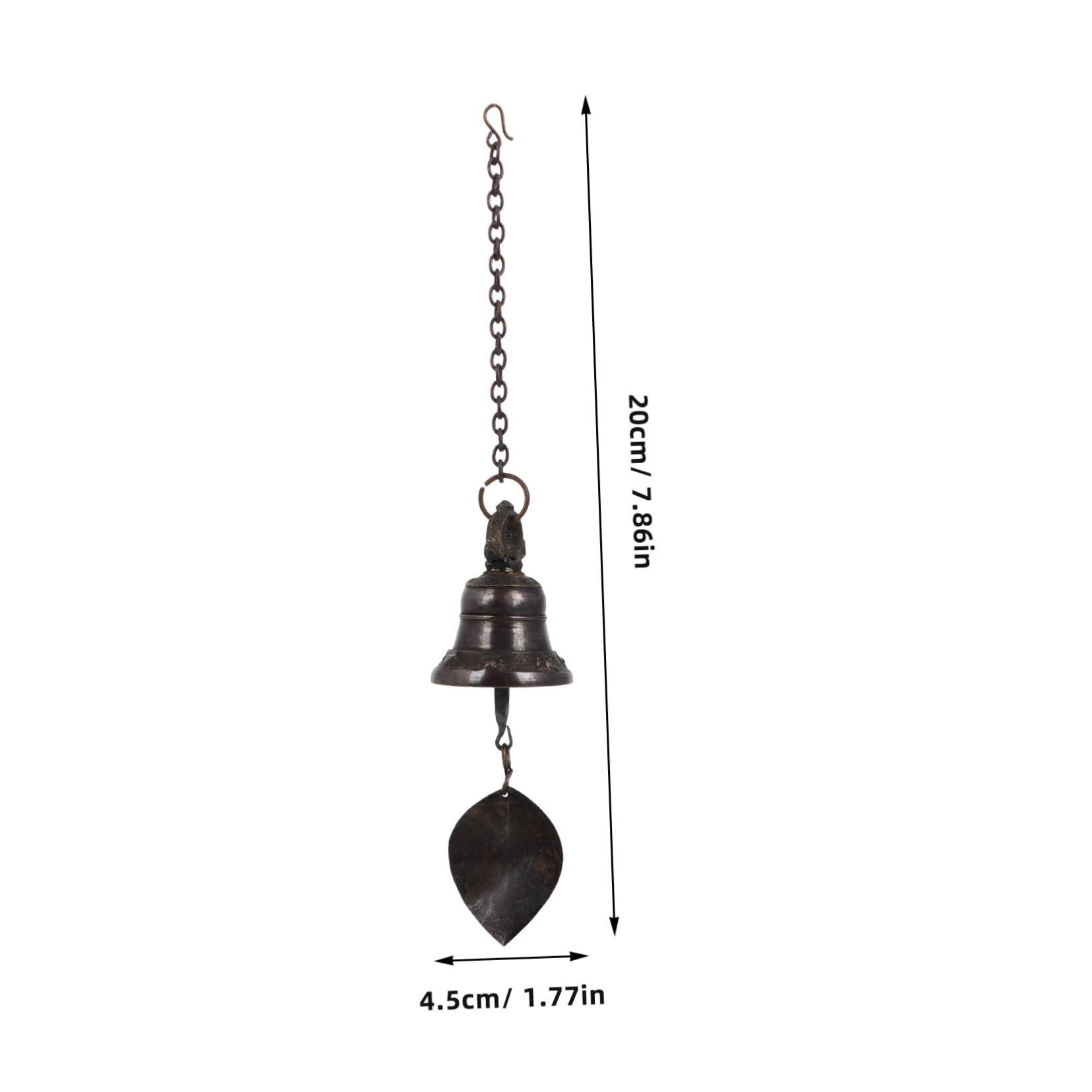 DOITOOL Campanello a Vento Metallo Vintage Feng Shui