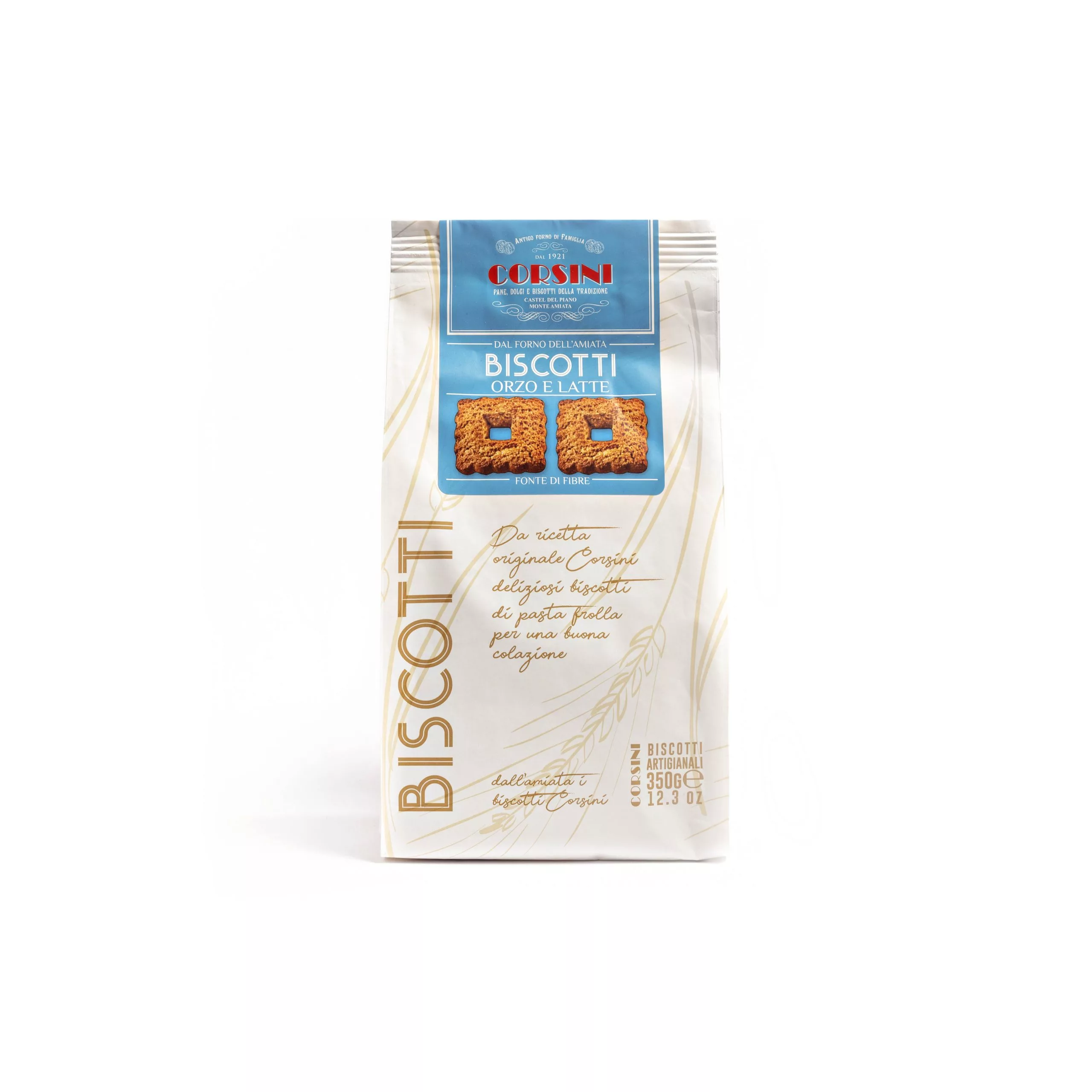 Forno Corsini Orzo e Latte frollini 350 g fibre