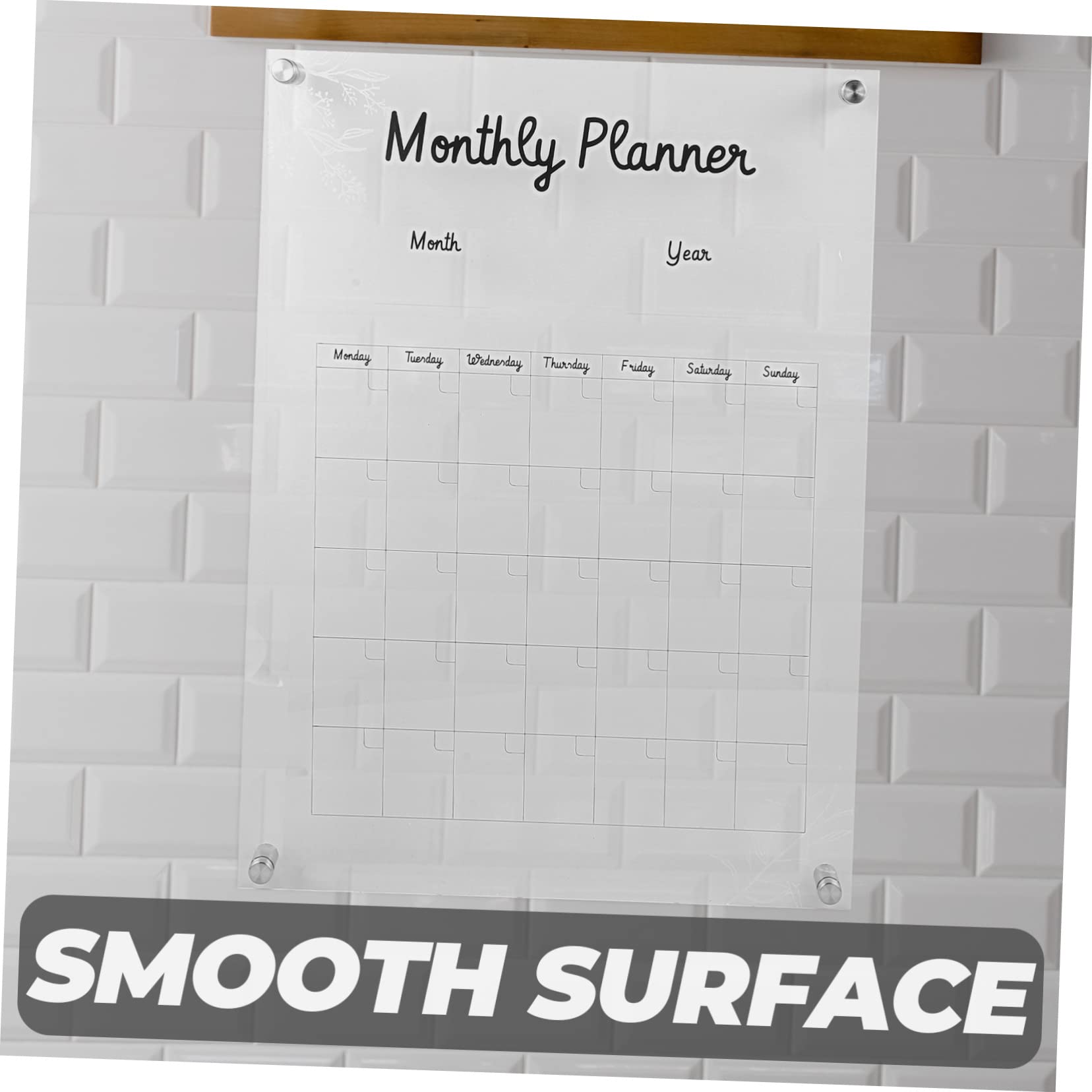DOITOOL Lavagna Planning Settimanale Acrilico 40x29,7 cm